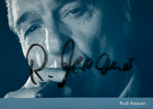 Autogramm von Rudi Assauer