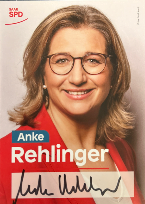 Autogramm von Anke Rehlinger
