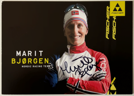 Autogramm von Marit Bjorgen