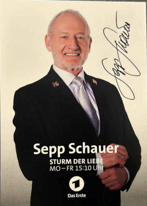 Autogramm von Sepp Schauer