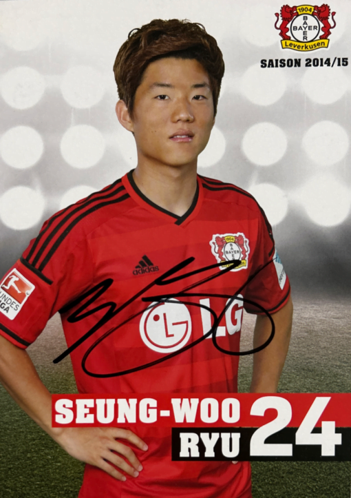 Autogramm von Seung Woo Ryu