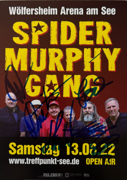 Autogramm von Spider Murphy Gang