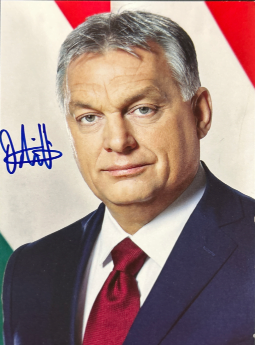 Autogramm von Viktor Orban